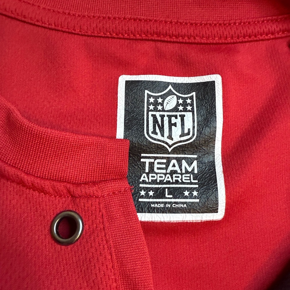 San Francisco 49ers red Gold Sports Jersey short sleeve - Picture 3 of 8